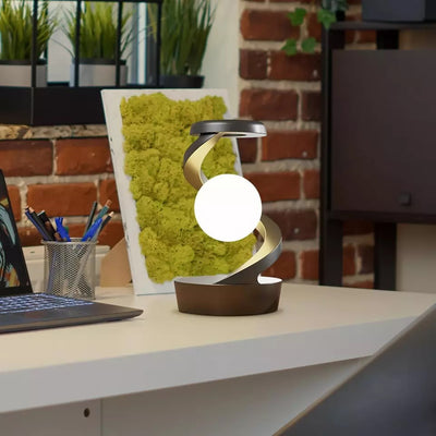 LunarGlow Wireless Charging Lamp