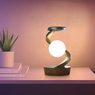 LunarGlow Wireless Charging Lamp