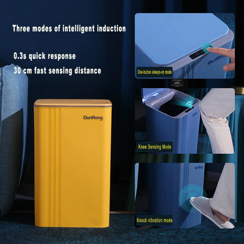 Smart Sensor Trash Can Electronic Automatic Household Bathroom