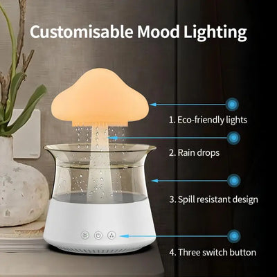 Relax Cloud Rain Diffuser Lamp