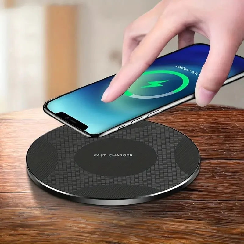 Wireless Charger Pad Stand Desktop Mobile Phone Fast Charging