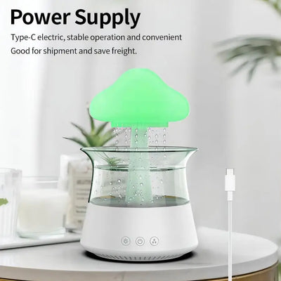 Relax Cloud Rain Diffuser Lamp