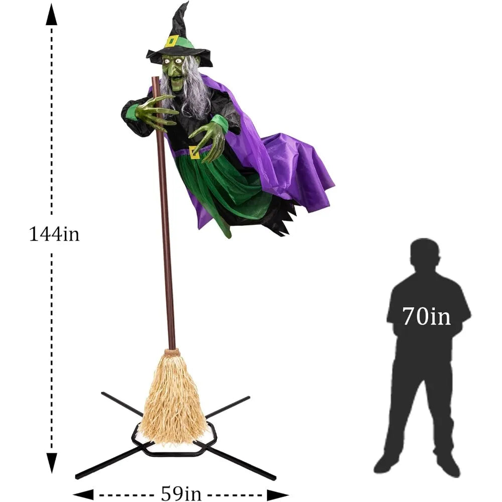 Halloween Hovering Witch