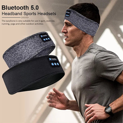 Sports Sleeping Headband Elastic Wireless Music Eye Mask