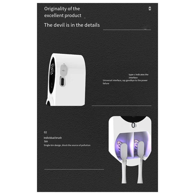 Tooth Brush Head Disinfection Box