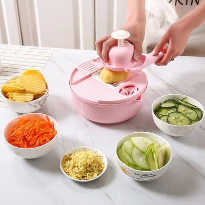 Kitchen Salad Utensils Vegetable Chopper Carrot Potato Manual Cook