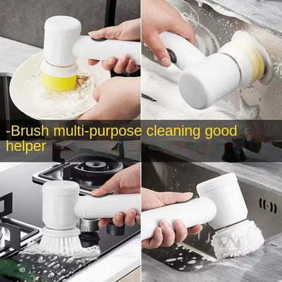 Electric Cleaning Brush for Kitchen and Bathroom Wireless Handheld