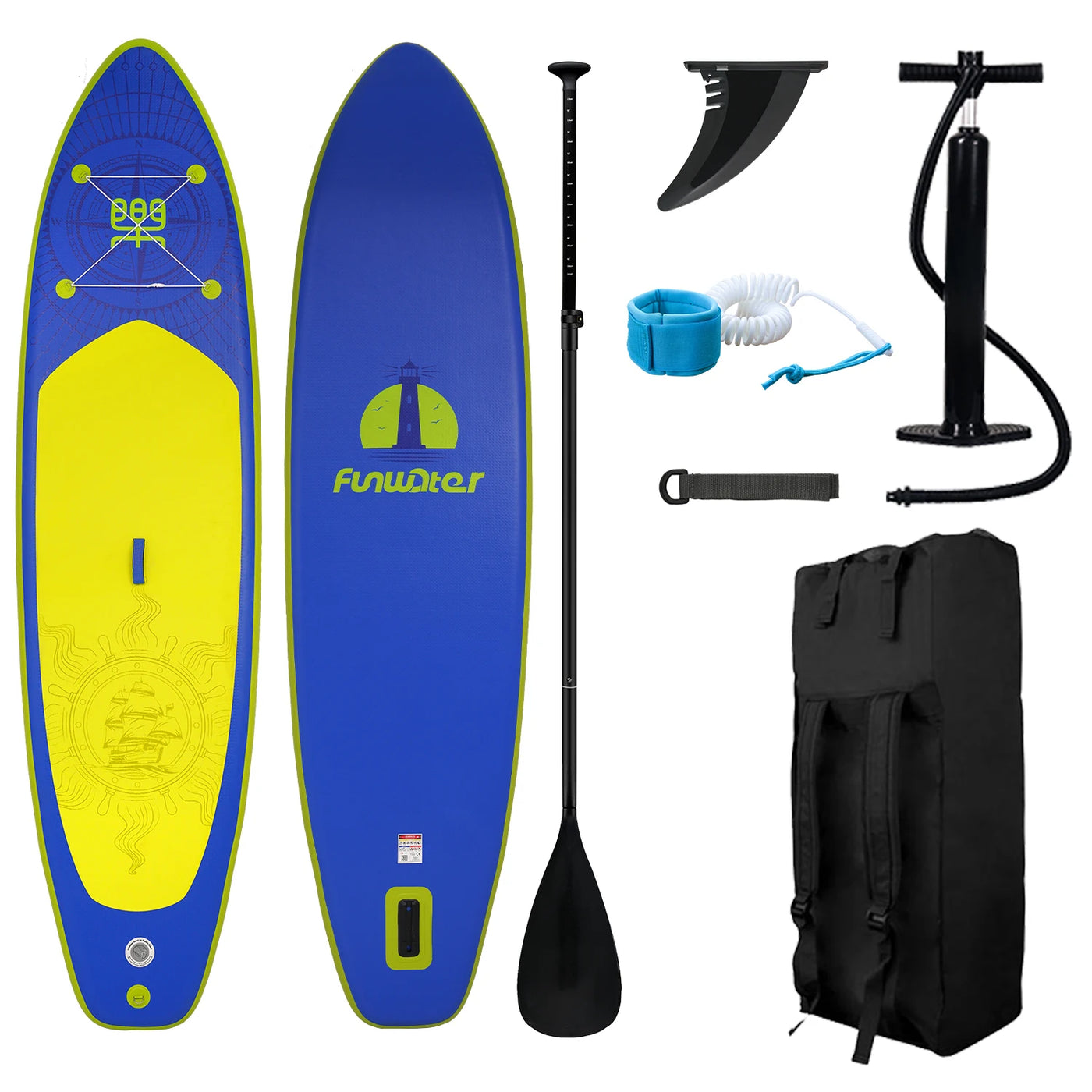 FunWater Sup Board Inflatable  with Accessories