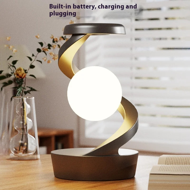 LunarGlow Wireless Charging Lamp