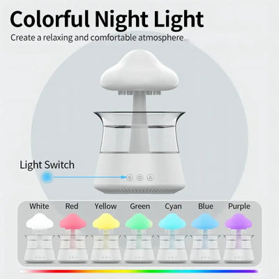 Relax Cloud Rain Diffuser Lamp